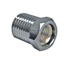 Переходник  3/8"(F) - 1/4" (M) NPT, Хром. латунь